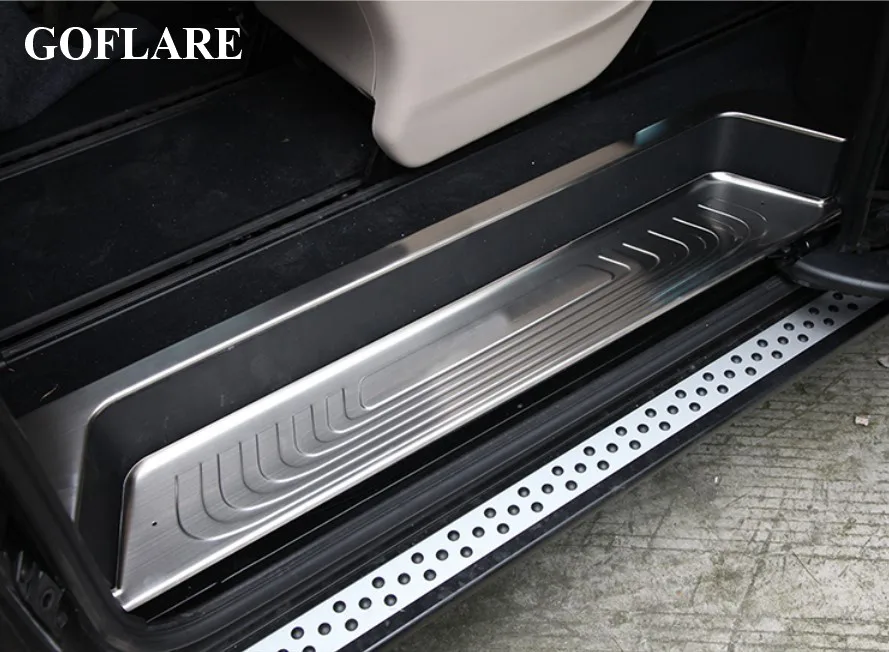 For Mercedes BENZ V Class V200 V220 V250 V260 W447 Vito Metris Car Accessories Led Door Sill Scuff Plate Sills 2014 2018-2023