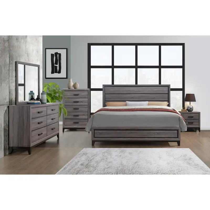 Mirage Graue Kommode mit modernem Design und viel Stauraum