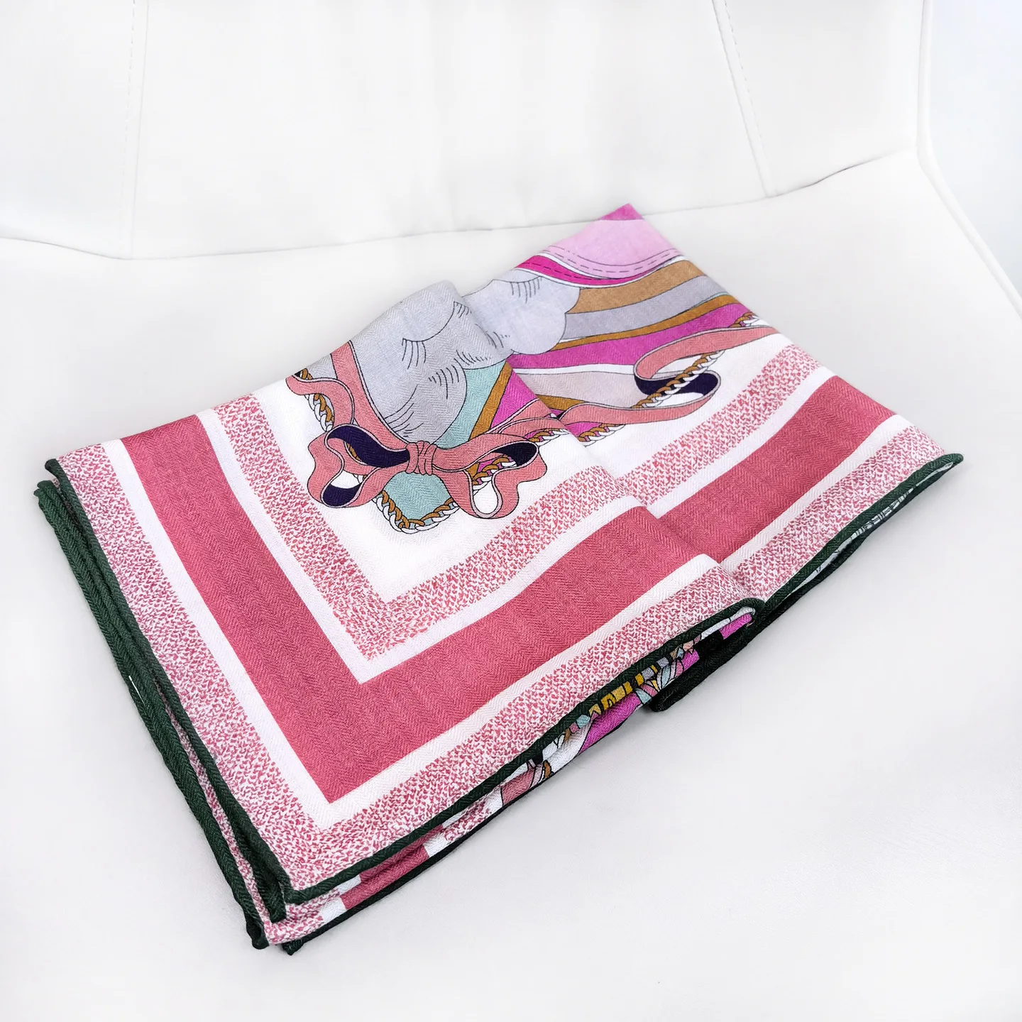 Silk Wool Blend Scarf 90CM Women Head Neck Shawls Winter Brand Accessories Cashmere Scarves Luxury Hand Rolled Bandanas
