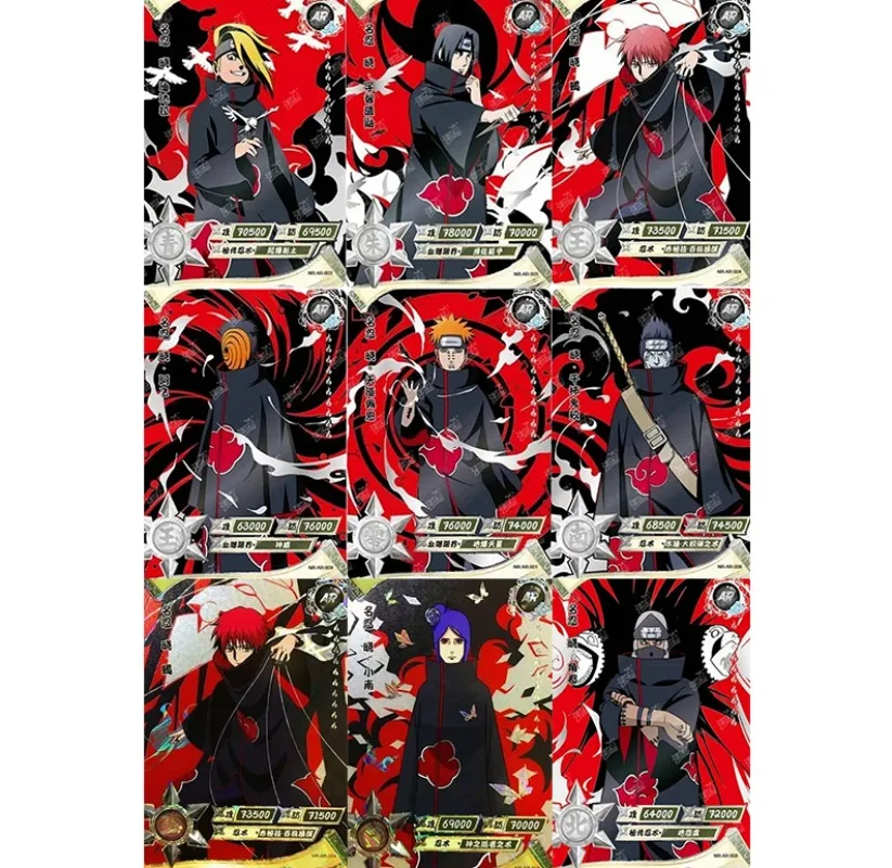 KAYOU Naruto 1-10 Silver Akatsuki AR Card Collection