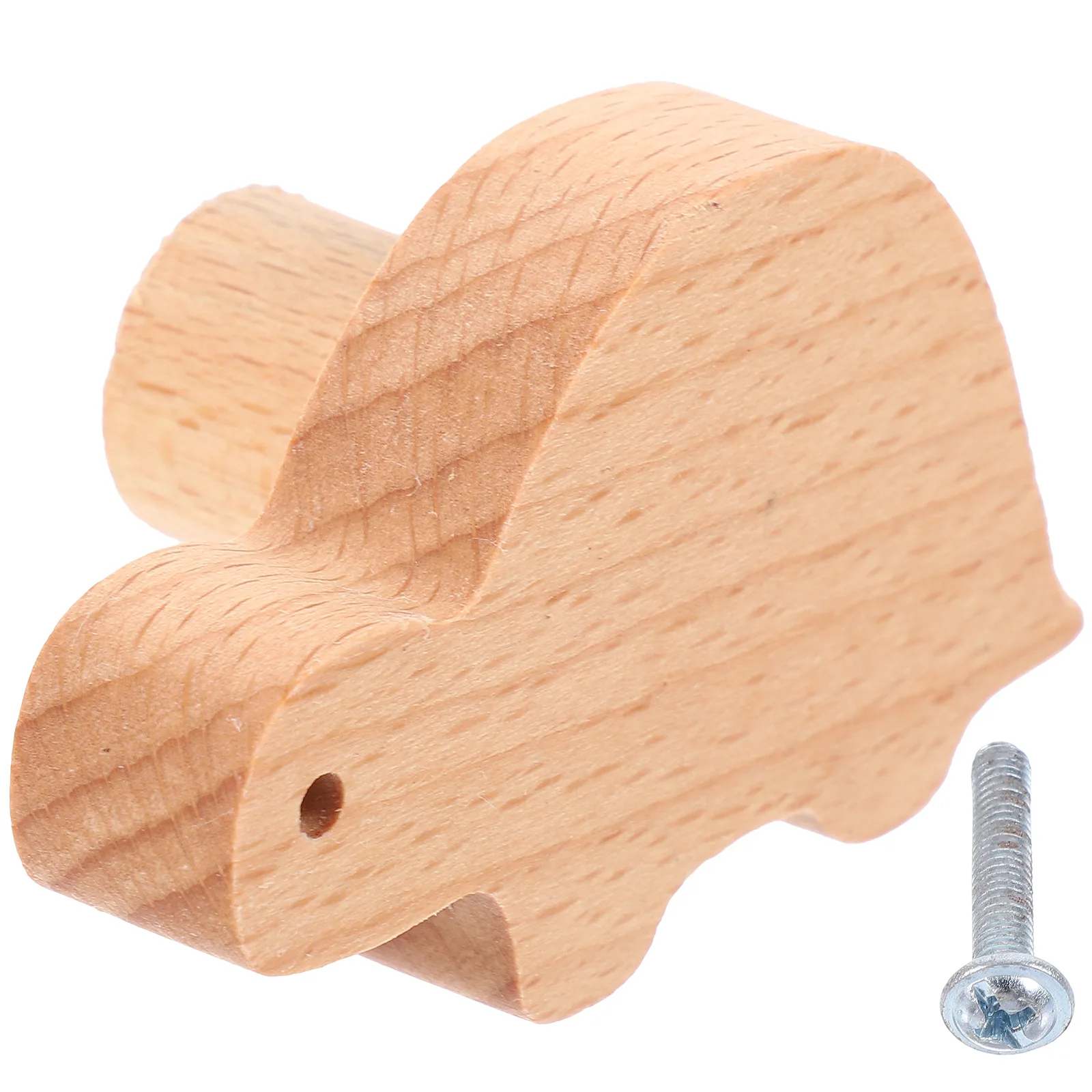 

Wooden Animal Cabinet Knob Replacement Cartoon Animal Door Pull Handle for Wardrobe Dresser Drawer Cupboard Decoration