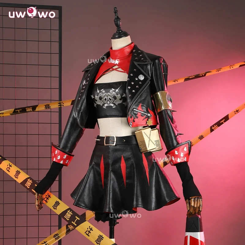 UWOWO Burnice Whita Cosplay Collab Series: Game Zenless Zone Zero ZZZ Burnice Whita Cosplay Costume Halloween Costume @ 0Z *