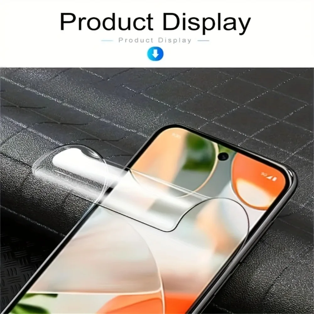 3 szt. Folia hydrożelowa o wysokiej rozdzielczości do Google Pixel 9 Pro XL 6 7 8 9 Pro 9a 8a 7a 6a Pełne pokrycie TPU Miękkie ochraniacze ekranu — zdjęcie produktu 3