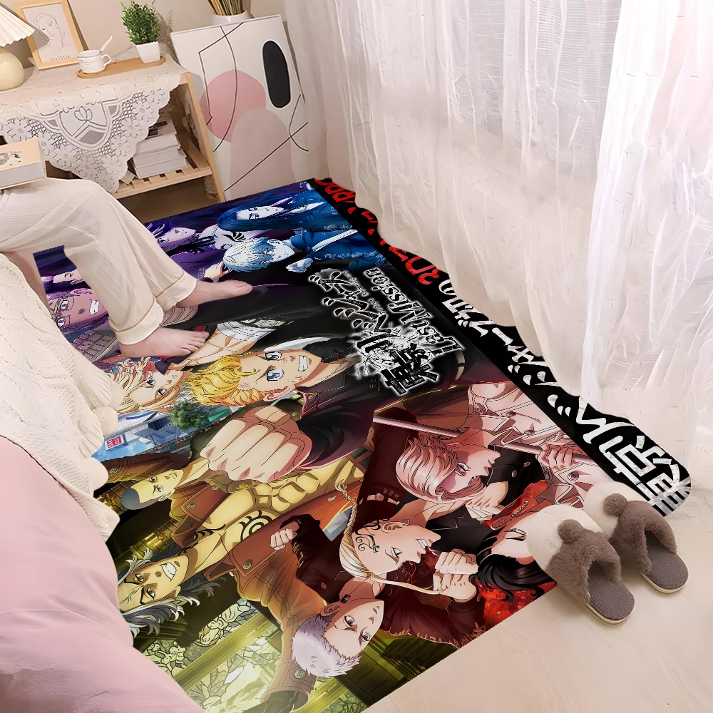 Anime Tokyo Revenger Door Mat Nordic Style Bedroom Living Room Doormat Home Balcony Anti-Slip Alfombra