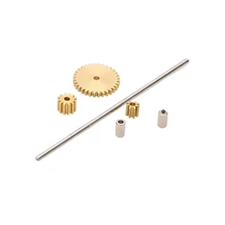 1Set Drift Mosquito Car MINI-Q Upgraded Shaft Gear with Wheelbase 90mm/94mm/98mm/102mm/112mm Metal Anti-tire Wheelbase Teeth DIY
