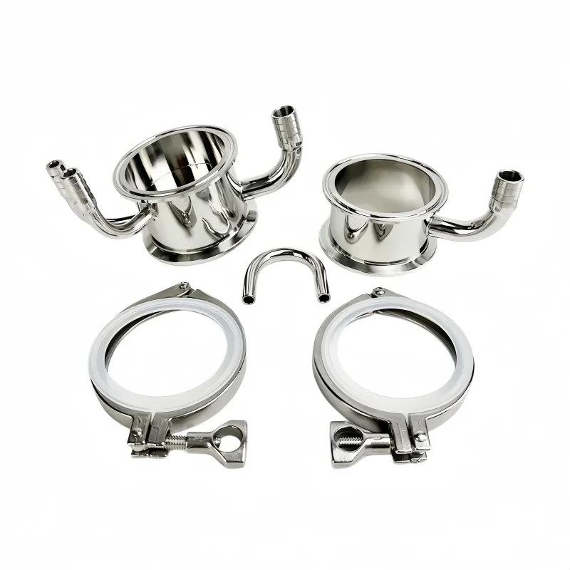 4inch FerruleOD119mm TC Soxhlet Extractor Kit Pipe Adapter For Distillation,Stainless Steel 304