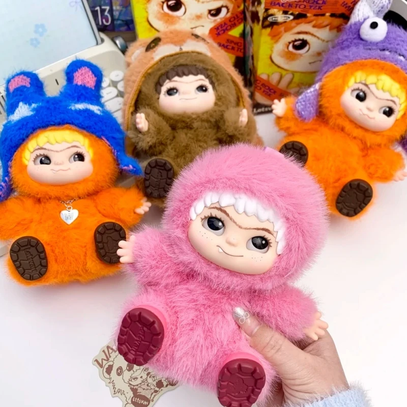 

Wakuku Mysterious Blind Box Bag Fuzzy Trendy Fun Party Plush Collection Kid Toy Doll Figure Ornament Decor Surprise Gift In Stoc
