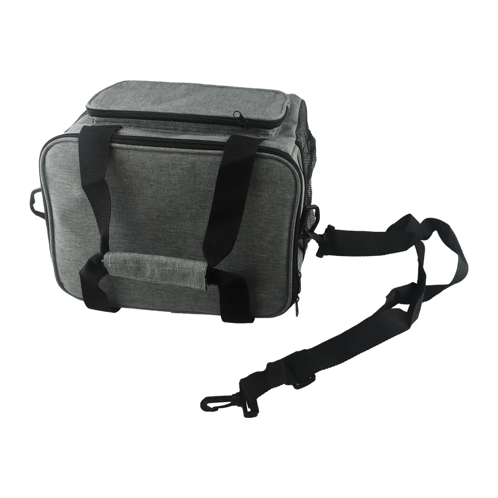 

Camping Lunch Bag 30x23x23cm Portable Lunch Bag Side Grids For Drinks Water-resistant Oxford Fabric Camping Picnics