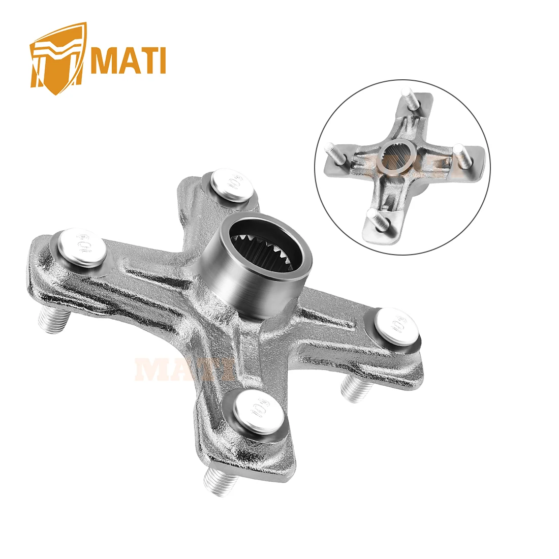 MATI Rear Wheel Hub Kit for Yamaha Banshee 350 Warrior 350 Raptor 700 660 350 250 YFZ450 YFZ450X 1PE-F53K0-00-00 1PE-F5383-00-00 view 2