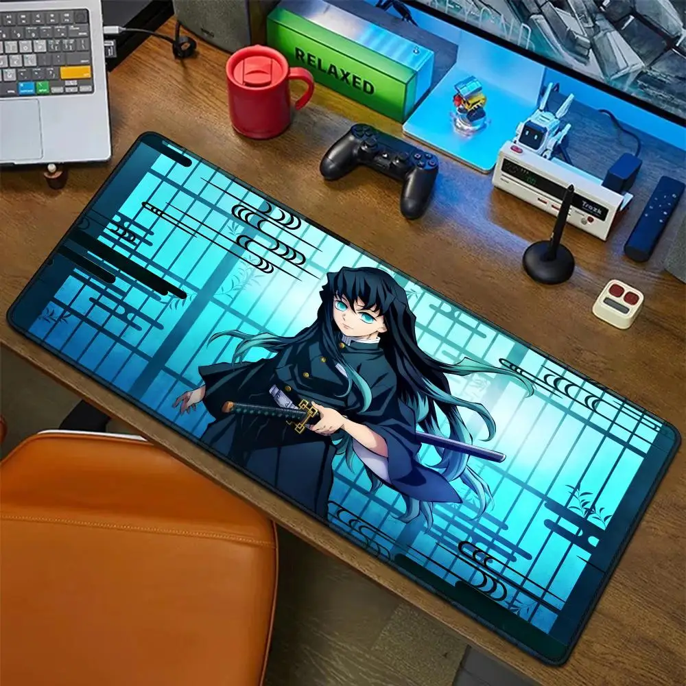 

Anime Muichiro Tokito Mouse Pad Rubber Mat Laptop Xxl Mousepad Notebook Gamer Computer Table Gaming Accessories