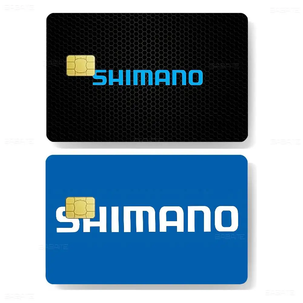 S-Shimano Credit Card Skin Stickers No Adhesive Residue Water Proof for VISA Credit Card Subway Access Card