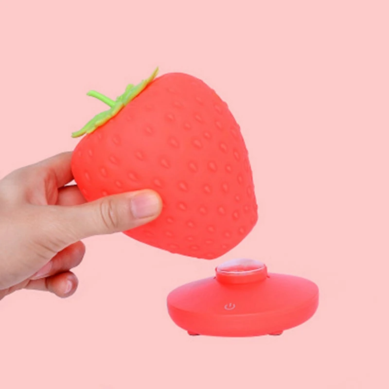 Veilleuse LED tactile à intensité variable en silicone Harvey, lampe de chevet USB, décoration de chambre de bébé