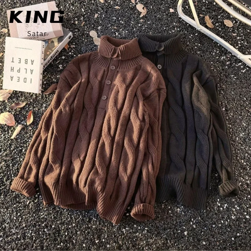 

Fall Winter V-Ne Knitted Sweater Cardigan Men's Color Casual Sle Comfortable Fit Regular Length Spring Commute Wear