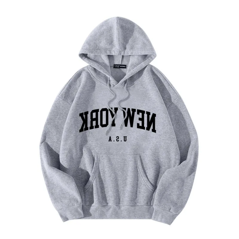 2024 New NEWYORK Sweater Letter Loose Fashion Hoodie Gothic Women's Sweater image 3