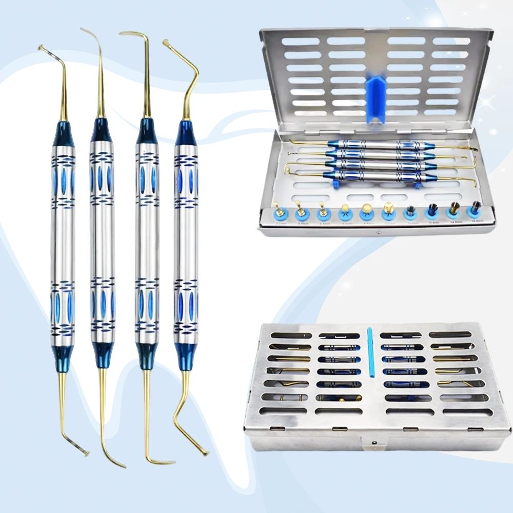 

Dental Sinus Lift Kit with Implant Drills Stopper Periosteal Separator and External Drill Surgical Instruments