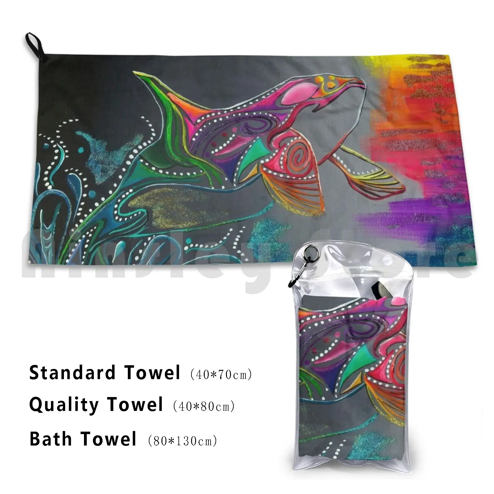 Towel Orca Whale Ha…