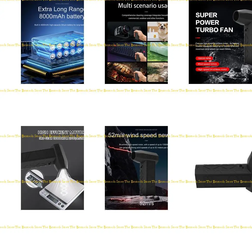 

12PF Powerful Abs Materials Violent Fan Electric Air Dusters For Various Use