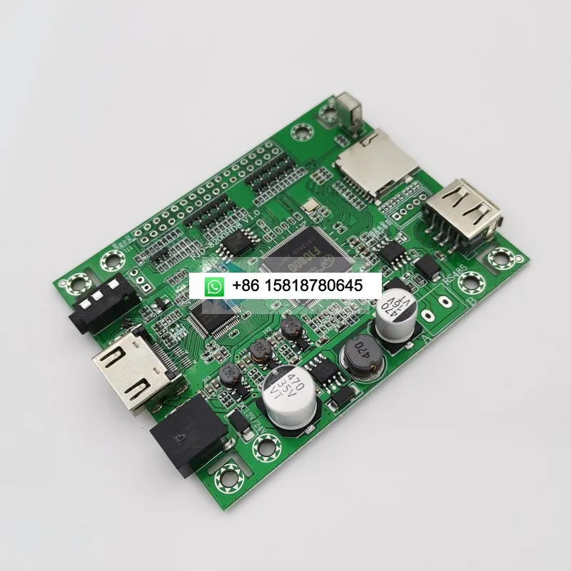 MP4 video playback board high definition decoding 1080P output, serial button secret room advertising machine module usb