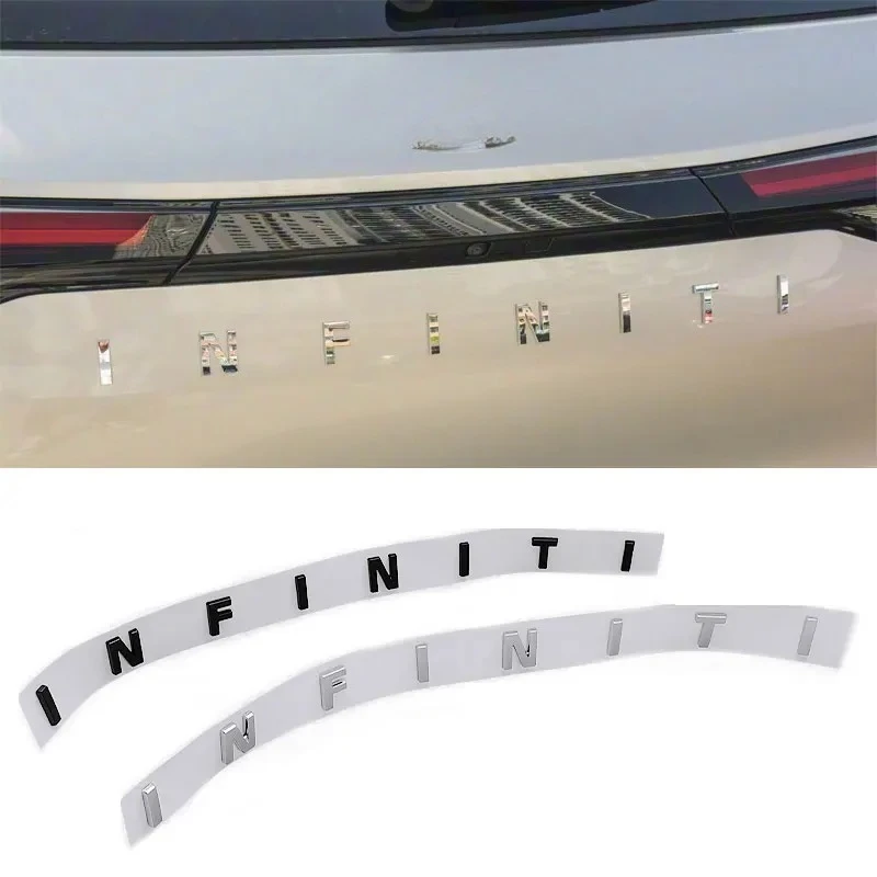 INFINITI Labeling Emblem Car Stickers for INFINITI Q50L QX50I Q70 QX60 Series Refit Trunk English Letter Marks Rear Tail Logo