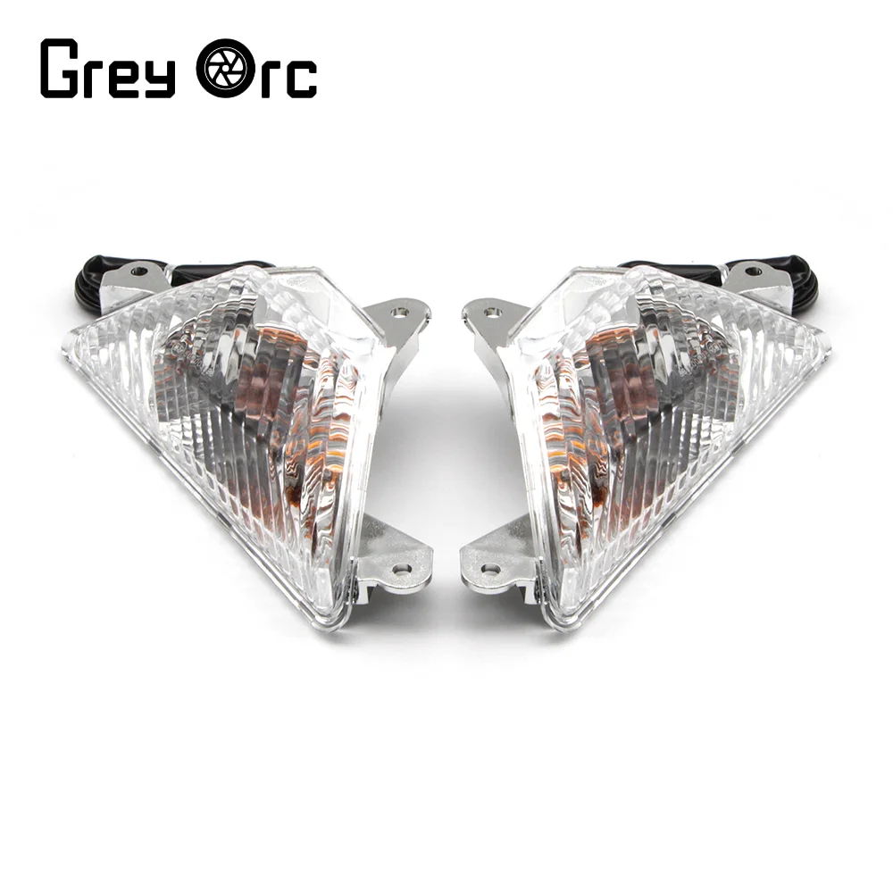 For Kawasaki Ninja 250 300 400 650 1000/SX Z1000SX ZX-6R ER-6F ZX 636 Accessories 2PCS Motorcycle Front Turn Signal Light
