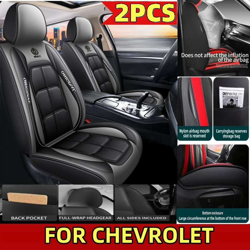 

Чехлы на автомобильные сиденья FOR CHEVROLET, полностью покрытые мышцами, из искусственной кожи, водонепроницаемые, износостойкие и мягкие чехлы на сиденья
