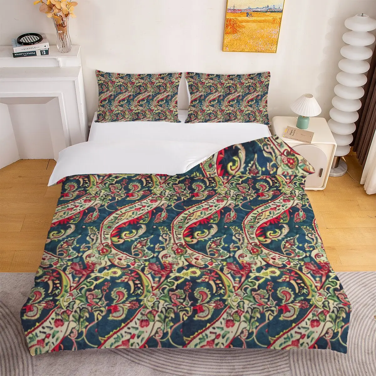

pattern Duvet size Colorful s 1 duvet cover and 2 pillowcases (without blankets)