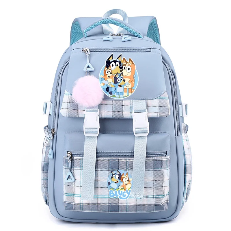 Bluey Backpack Fashion Schoolbags Bingo Teenagers Children\'s Cartoon Backpacks Large-capacity Schoolbags for Boys and Girls