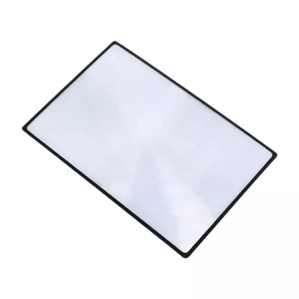 2xPage Magnifying Sheet Card Magnifier 3x Magnification 18x12 Cm Portable Magnifying Glass Magnifying Lens for Menus Maps Books