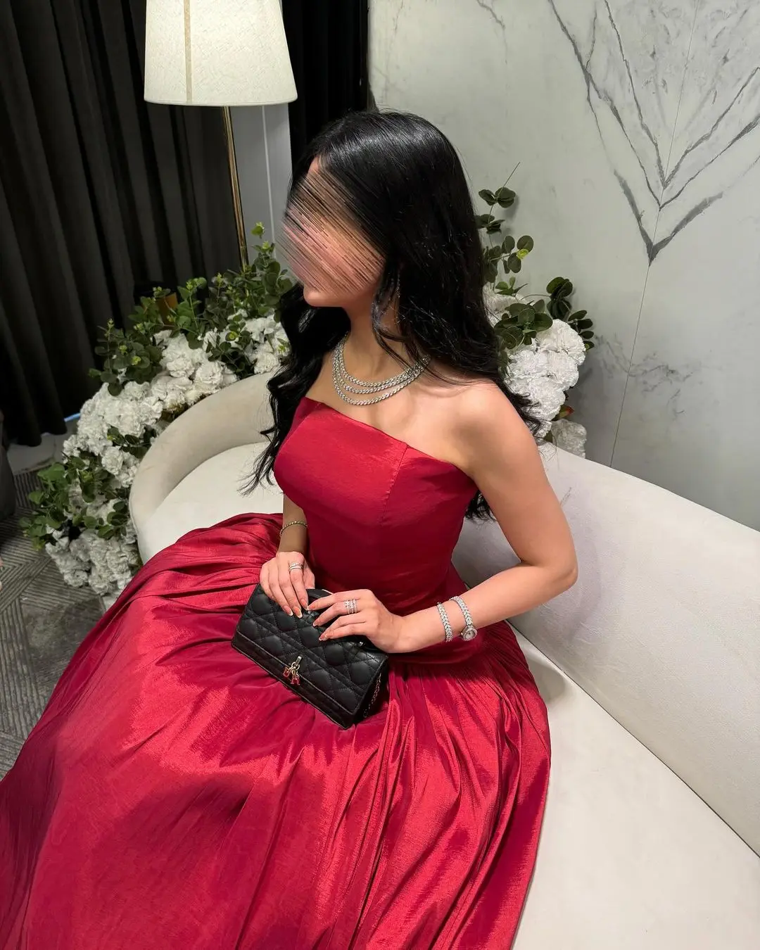 Customized Strapless Sleeveless Prom Dresses Evening Dresses Pleated Floor Length Party Dresses vestidos de fiesta