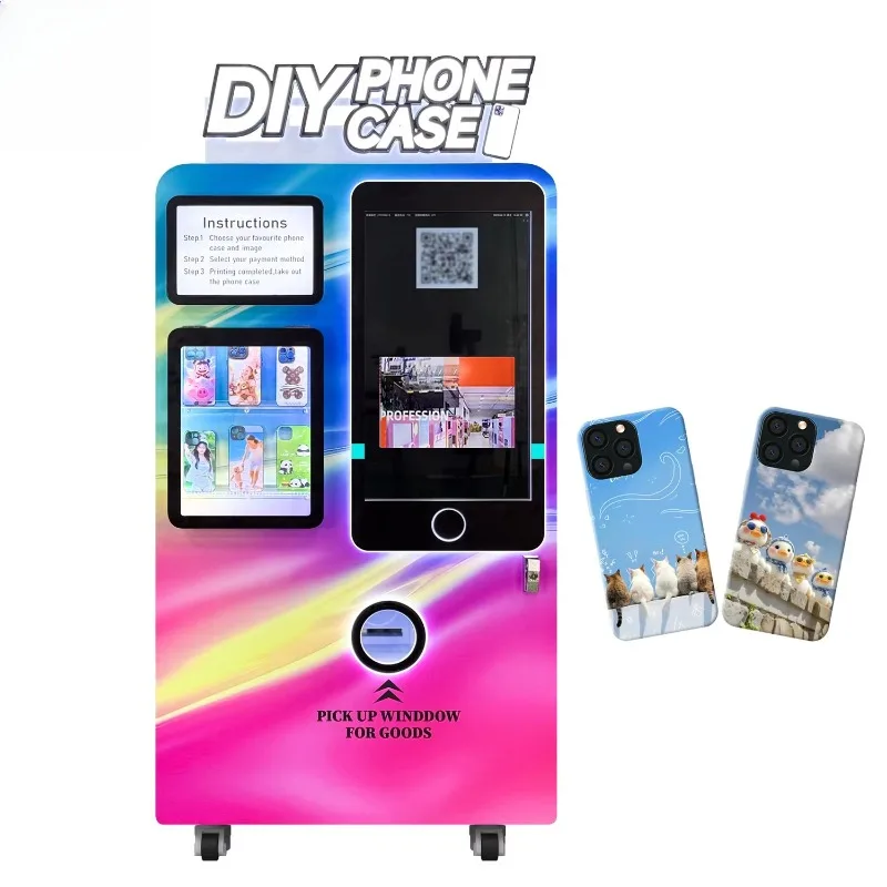 Customizable OEM ODM Customizable Commercial Phone Case Printing Vending Machine Automatic Advanced Mobile UVPhone Case Printer