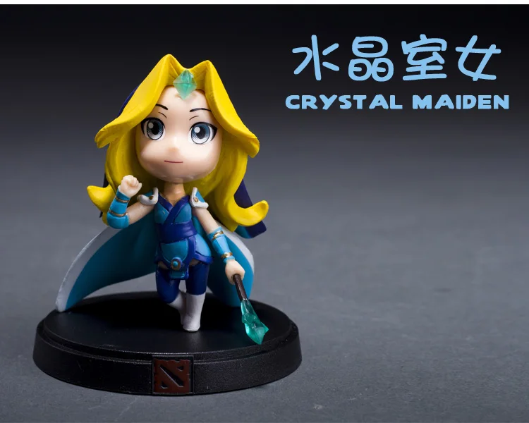 PVC Dota 2 Action Figures Set, boneca de brinquedo de 4 polegadas