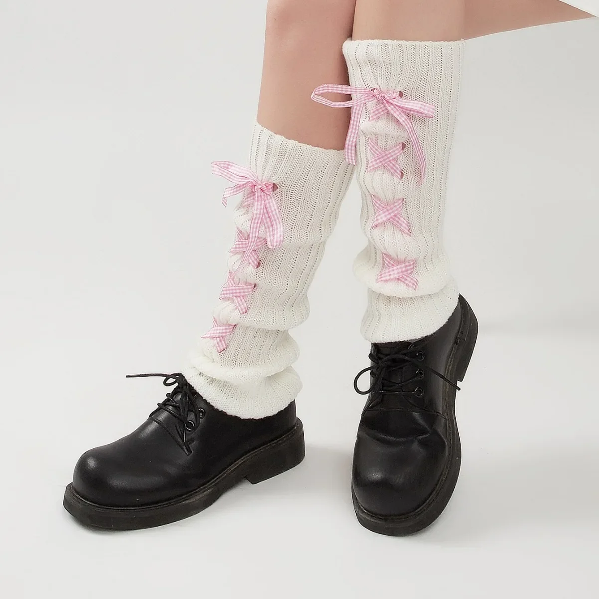

Strap Leg Socks Vintage Sports Leg Warmers Y2K Women Long Calf Socks Harajuku Ballet Leg Covers Punk Clothing Accessories