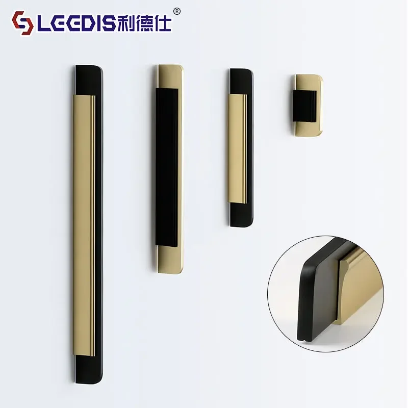 Modern cabinet wardrobe combination profile handle Simple furniture drawer cabinet door aluminum alloy handle