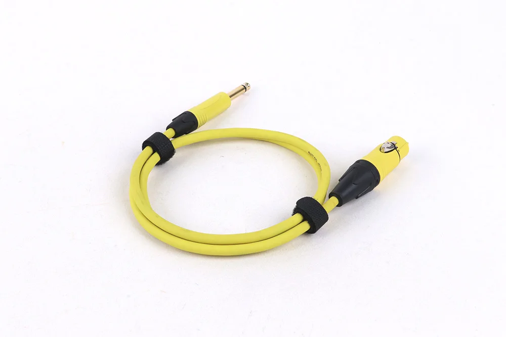 6,35 mm Mono-Stecker TS-Buchse auf 3-poliges XLR-Stecker/Buchse Audiokabel für Pro-Aufnahme, Verlängerung, Mikrofon, Kabel, Mixer, Lautsprecher, Verstärker, Live – Detail 17