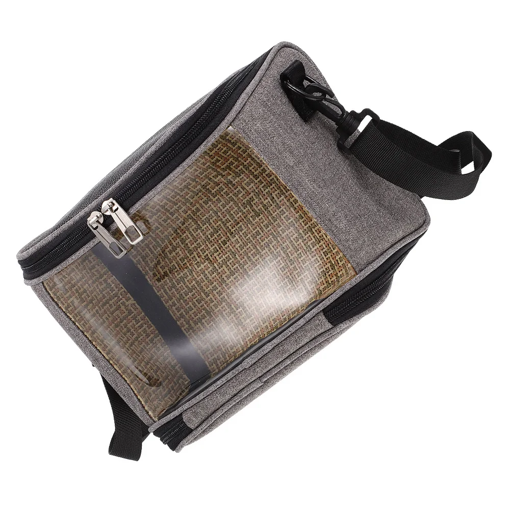 

Small Pet Carrier Bag Zippered Portable Hamster Carrier Breathable Outdoor Travel Bag for Guinea Pig Rat Bunny Pets