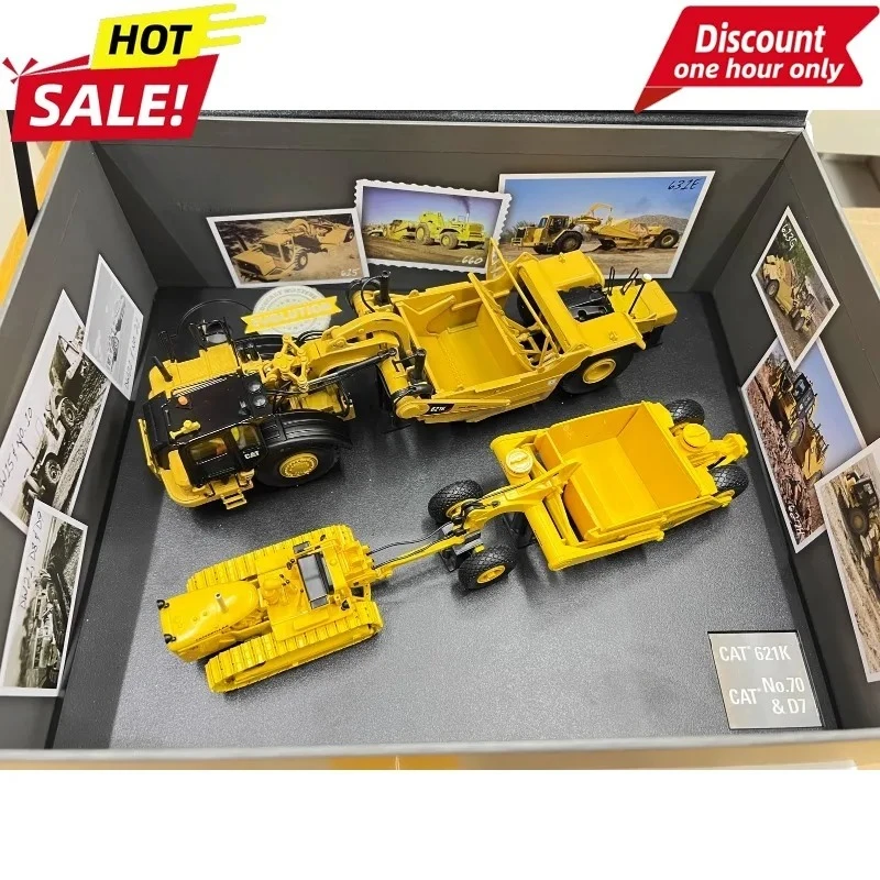 

Wheeled Scraper Set Alloy Model 1:50 for CAT 621K No.70 & D7 Caterpillar 85563