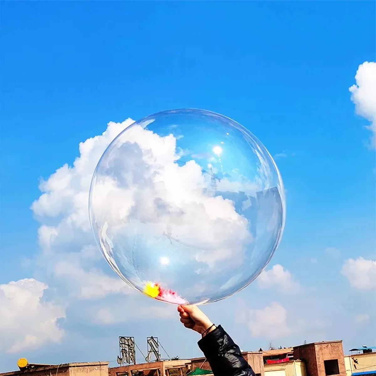 

50pc 18 inch Inflatable Bobo Balloon Transparent Globes Birthday Party Supplies Wedding Baby Shower Decoration Ballons Navidad