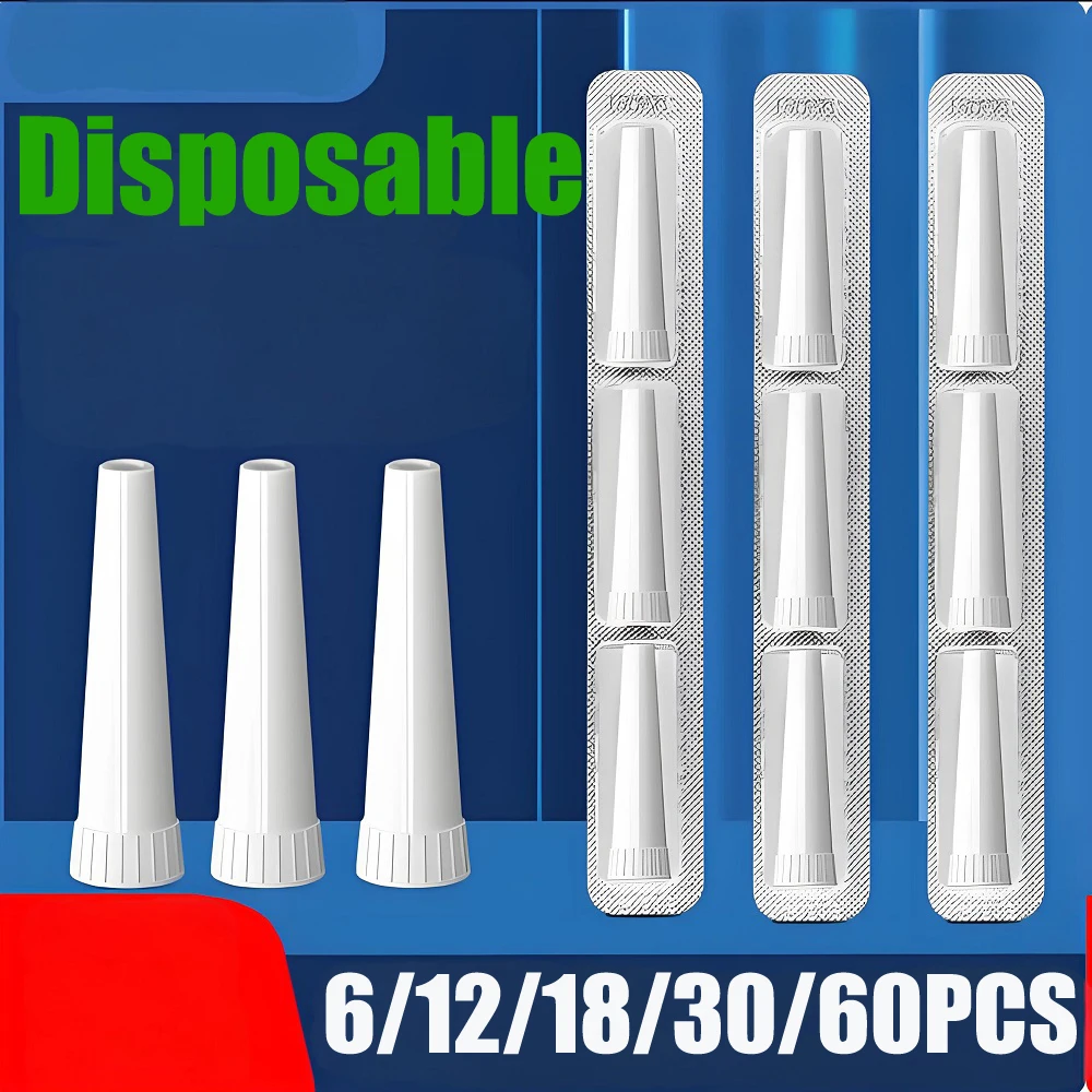 

6-60 шт. одноразовый аппликатор от геморроя, мазь от геморроя, сжимание, подключение лекарств, домработница на медицинской пробке, головка трубки