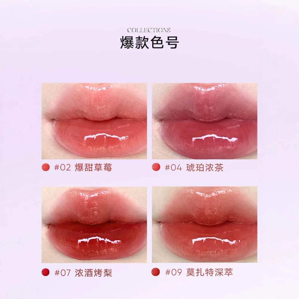 Judydoll Oil Essence Lipstick Mirror Lip Glaze Water Smooth Moisturizing Hydrating Lipgloss