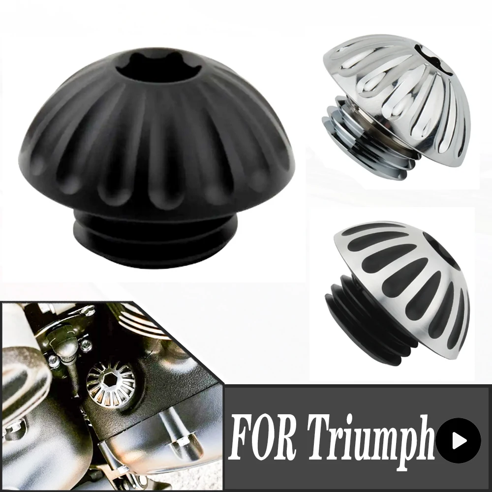 FOR Triumph HINCKLEY BONNEVILLE AMERICA BONNEVILLE SPEEDMASTER T100 THRUXTON CNC-Machined Oil Filler Cap for Motorcycles