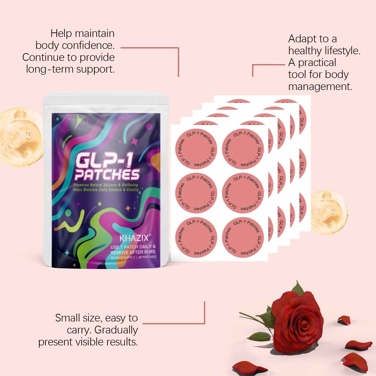 30pcs Body Care Patch: Gentle Support for a Smooth, Shaped Look with Daily Lightweight Care