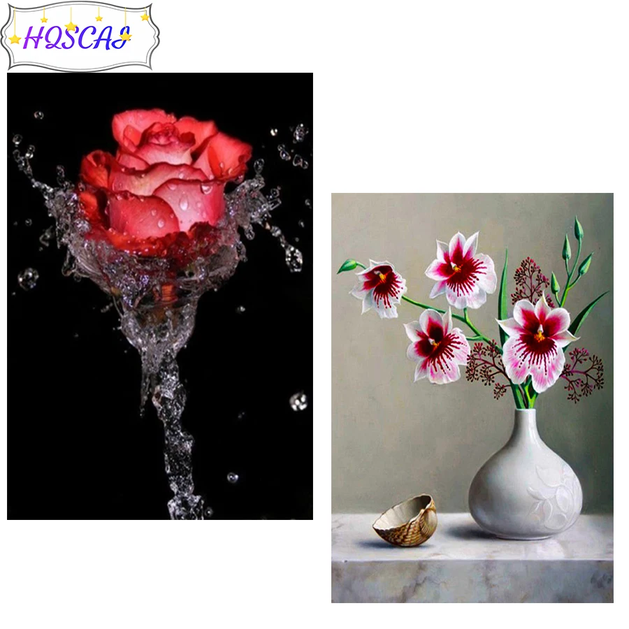 5d diy diamond embroidery Flowers Diamond cross stitch Modern decor mosaic diamond painting full square/round drill pictures