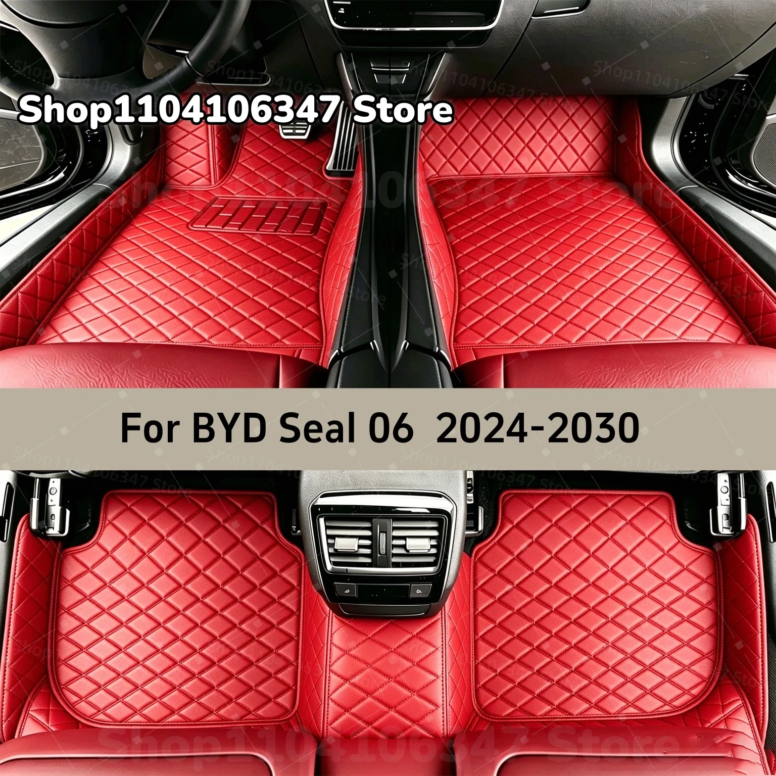 Car Floor Mats Fit For BYD Seal 06 2024 2025 2026 2027 2028 2029 2030 Custom Car Mat Auto Mats Carpets
