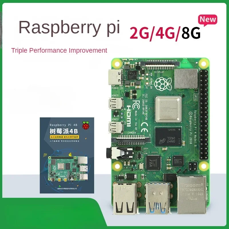 Raspberry Pie 4B RaspberryPi 4 OpenCV 4GB 8GB 2GB Motherboard Development Board Python Kit