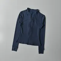 Yoga Suit Women's High-end Standing Collar Long Sleeved Sports Jacket Running Training Fitness Top Windproof Running Suit 2