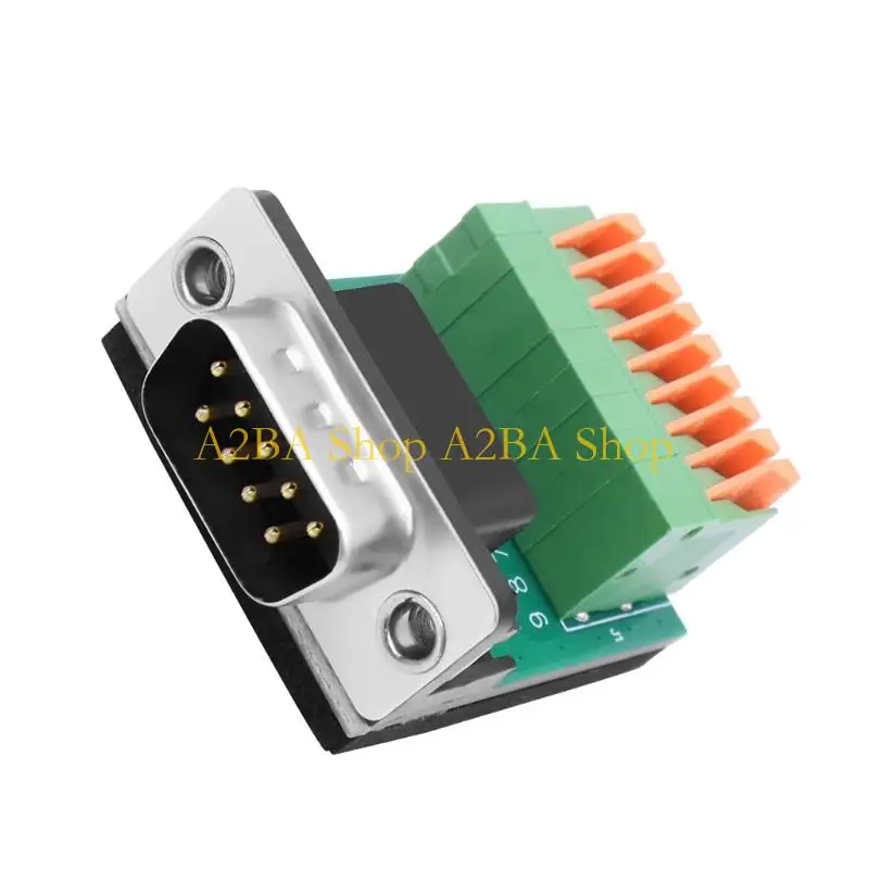 A2BA Robusted DB9pin Male/Female To RS485 RS422 Adapter For Secure Connection In Automation And Monitoring Systems