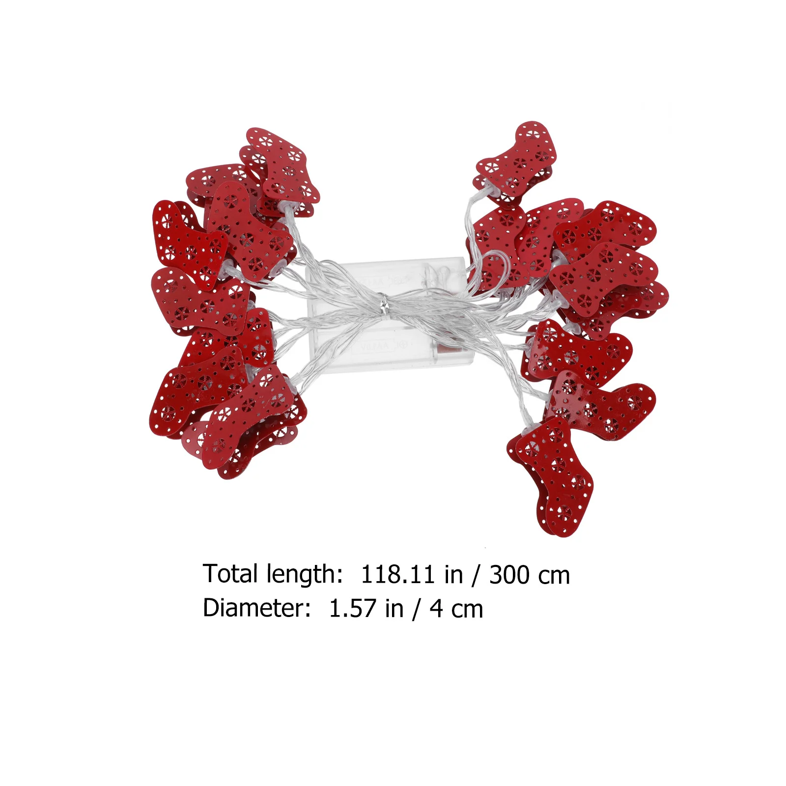 

Decorative Sock Light String 3m Creative Xmas Atmosphere Comfortable Lighting Garden Party String Lamp Lamp Decor