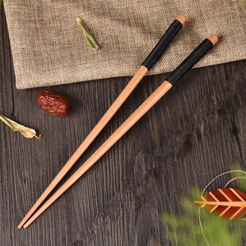 2 pairs of Japanese twisted wire chopsticks, household items, and mahogany chopsticks