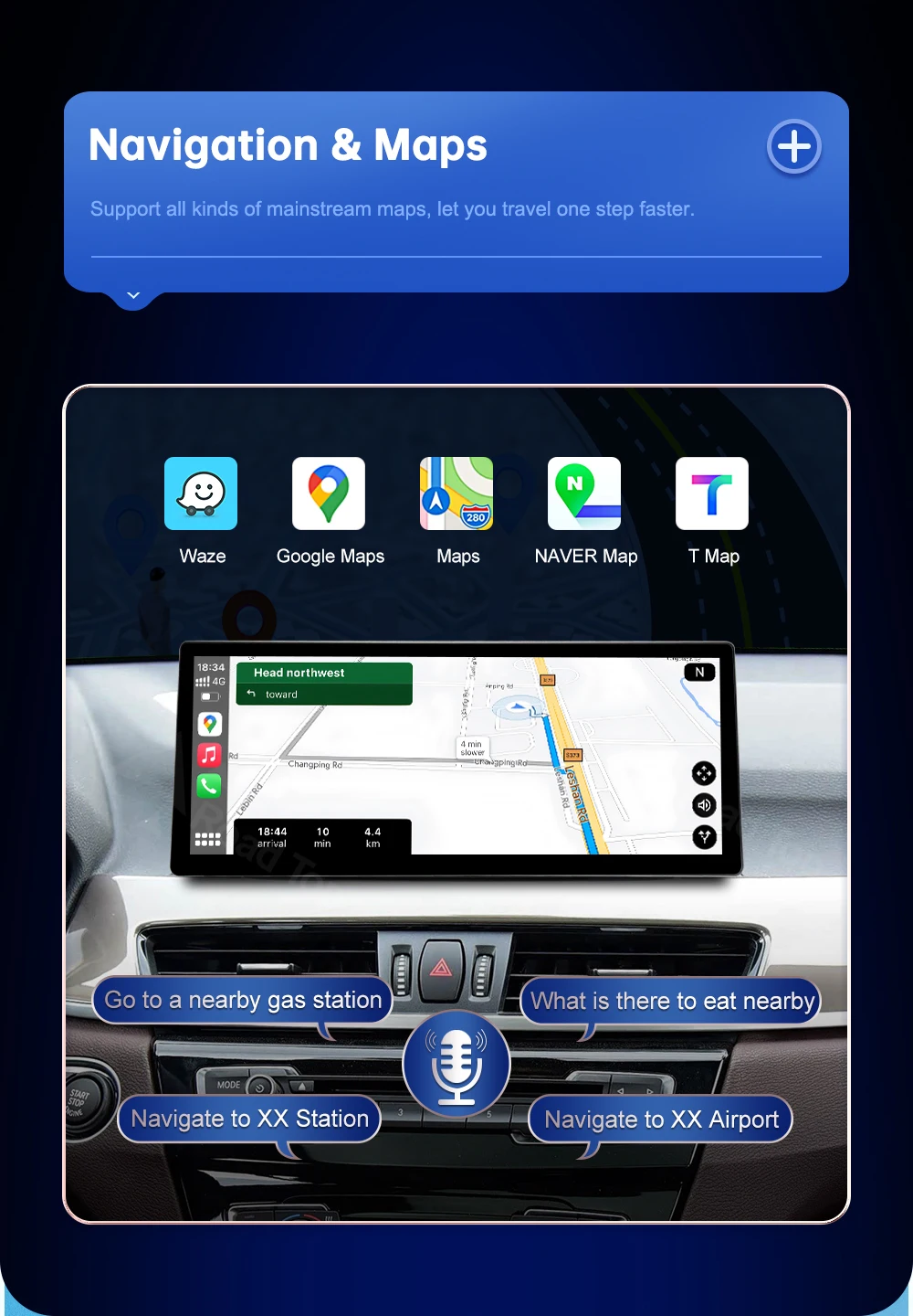 Road Top Linux Display Multimedia Player für BMW X1 F48 2015-2022 NBT EVO GPS Carplay Touchscreen – Detail 11