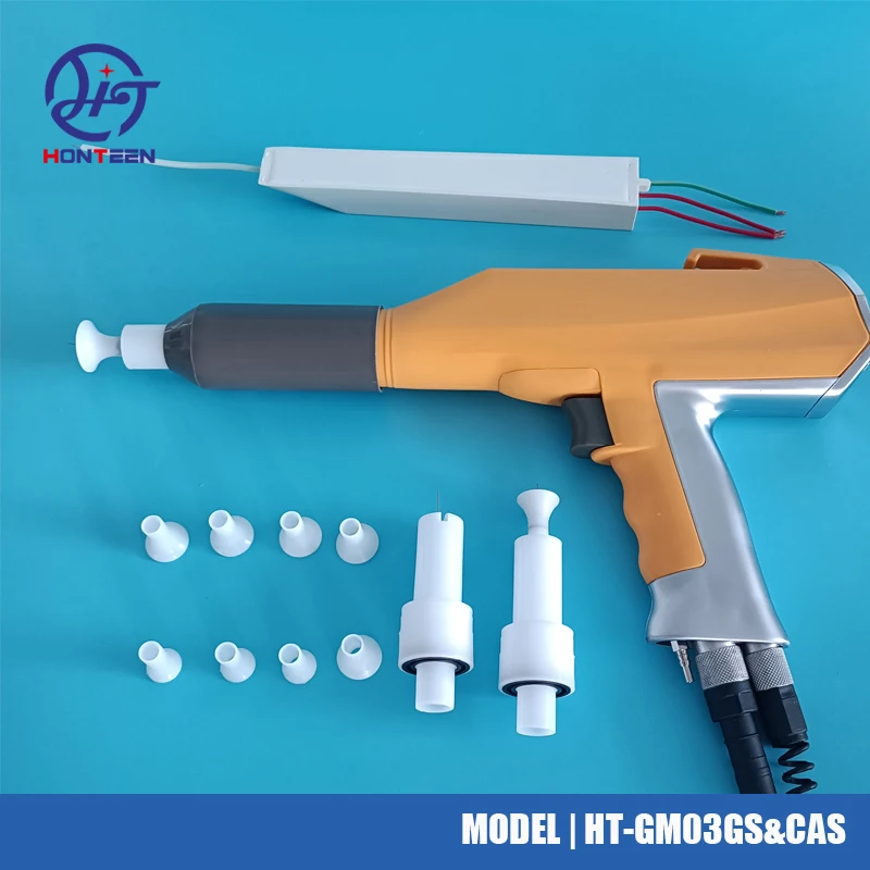 

Manual Electrostatic Powder Coating Gun Shell Kit Including Powder Spray Gun Body And HV Cascade Modular Waterfall